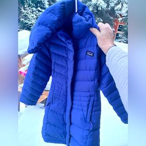 Patagonia Silent Down Long Girls Jacket girls 8
